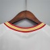 Spain 1996 Away White Soccer Jersey